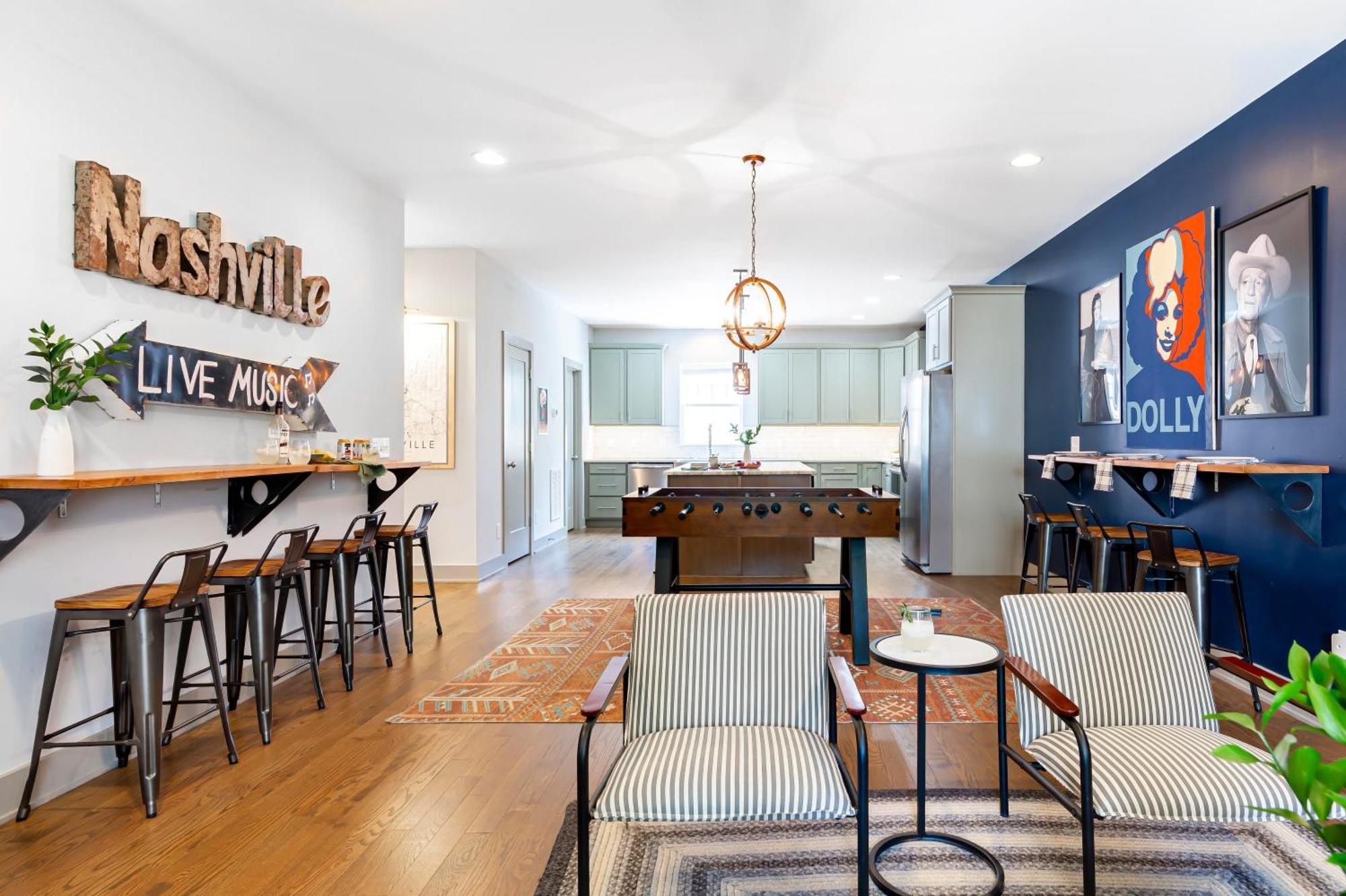 Waverly By Avantstay Nashville-Inspired Townhome W Luxury Kitchen Pool Table Exteriér fotografie